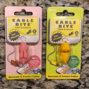 BNIB Set of 2 Cable Bites Cable Protectors